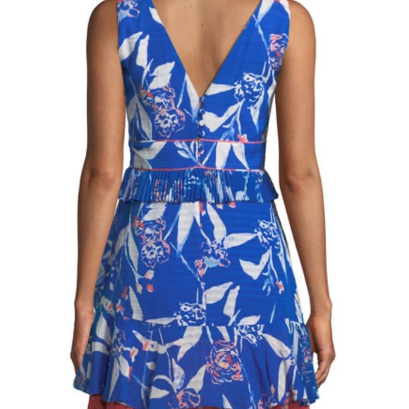 TANYA TAYLOR RED, WHITE & BLUE EVA TULIP DRESS SIZE 8 MSRP$495 - Picture 4 of 9